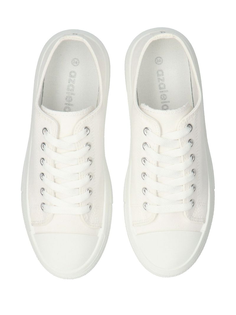 Zapatilla Mujer Lona Blanco Azaleia