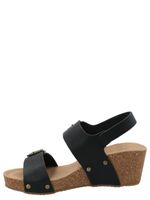 Sandalia Mujer Marena Negro Azaleia