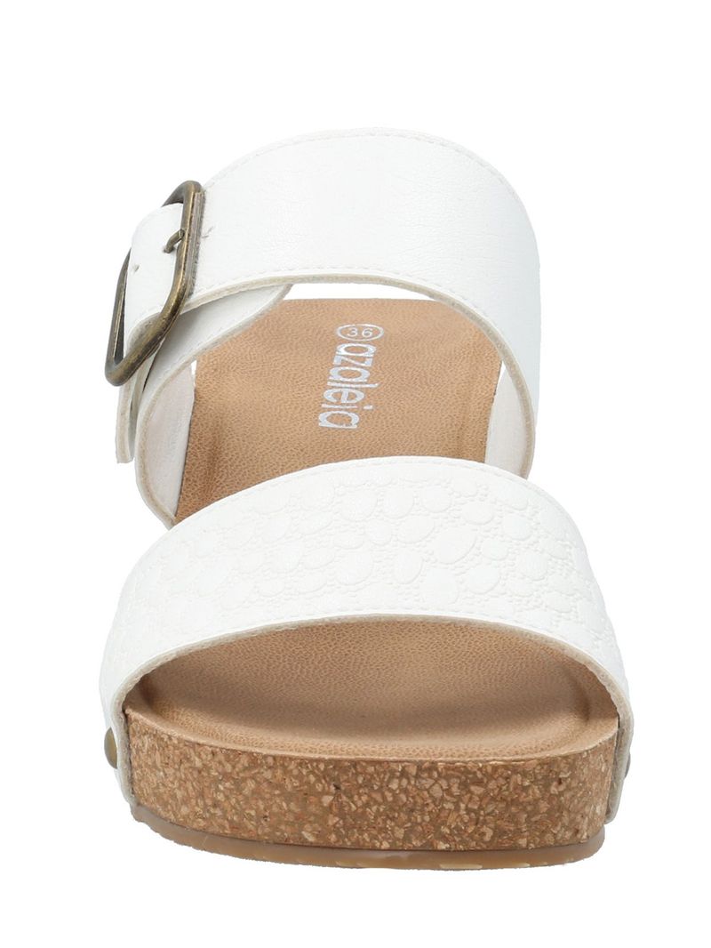 Sandalia Mujer Margarita Blanco Azaleia