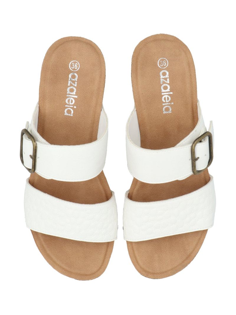 Sandalia Mujer Margarita Blanco Azaleia