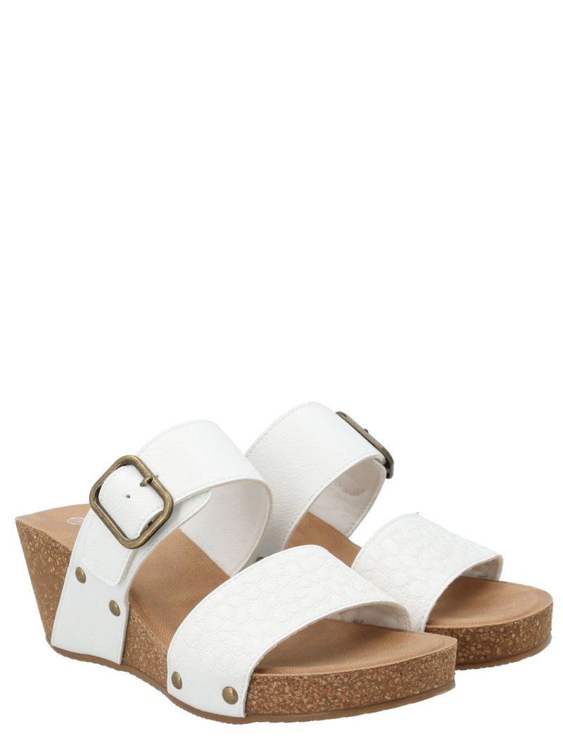 Sandalia Mujer Margarita Blanco Azaleia