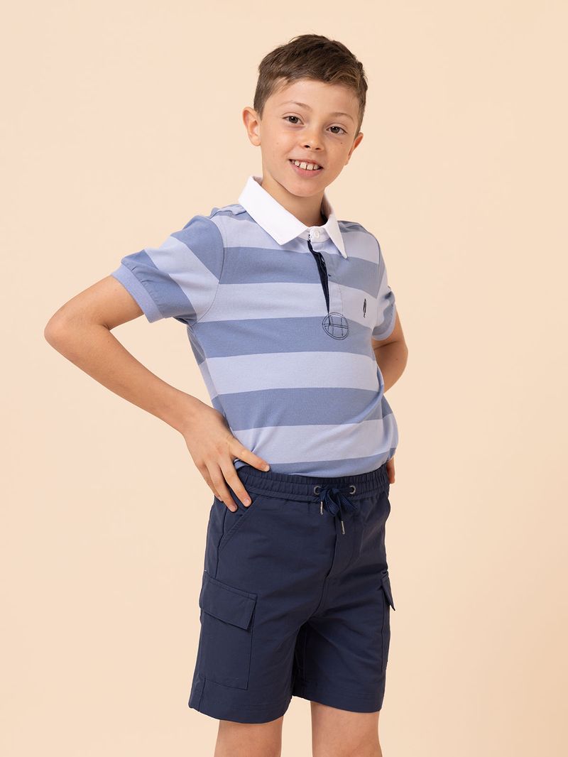 Polera Niño Marne Azul
