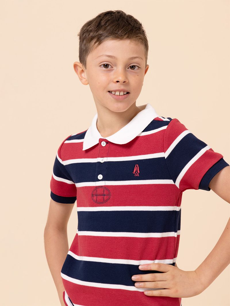 Polera-Niño-Pique-Rojo