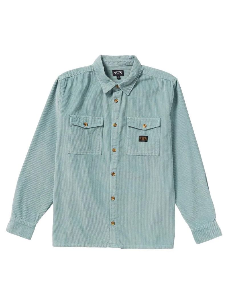 Camisa Cotelé Hombre Bong Days Azul Billabong