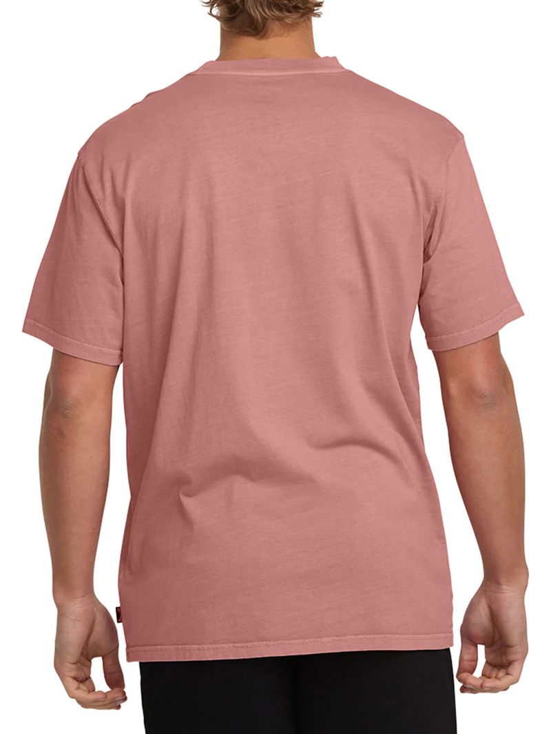 Polera Manga Corta Hombre Essential Premium Rosada Billabong