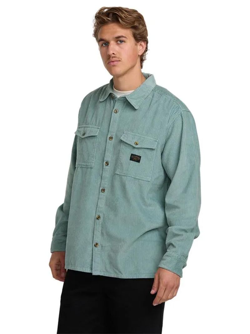 Camisa Cotelé Hombre Bong Days Azul Billabong