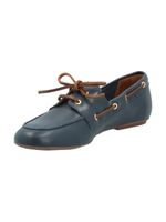 Mocasín Cuero Mujer Roberta Azul Rockford