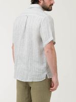 Camisa Lino Orgánico Hombre Brisa Azul Rockford