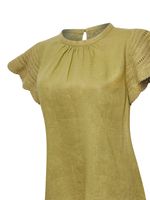 Blusa Algodón Orgánico Mujer Filka Verde Rockford