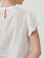 Blusa Algodón Orgánico Mujer Filka Blanco Rockford