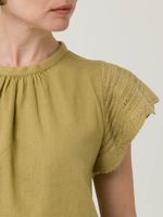 Blusa Algodón Orgánico Mujer Filka Verde Rockford
