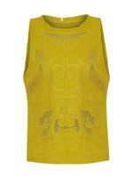 Blusa Lino Orgánico Mujer Cleep Amarillo Rockford