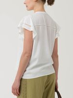 Blusa Lino Orgánico Mujer Sulta Blanco Rockford