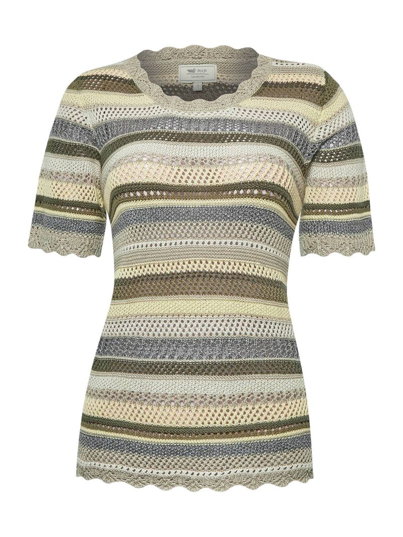 Polera Algodón Orgánico Mujer Lite Multicolor Rockford