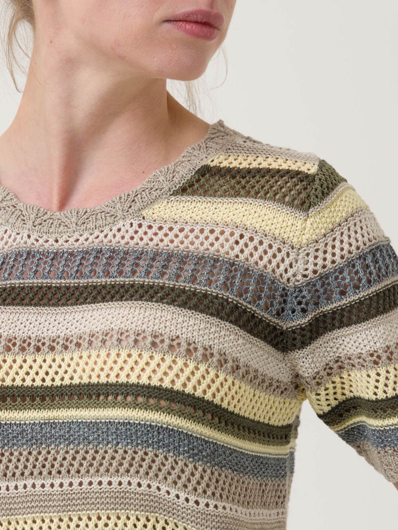 Polera Algodón Orgánico Mujer Lite Multicolor Rockford