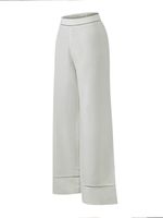 Pantalón Lino Orgánico Mujer Mekong Blanco Rockford