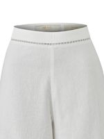 Pantalón Lino Orgánico Mujer Mekong Blanco Rockford