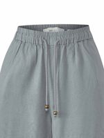 Pantalón Lino Orgánico Mujer Fuji Gris Rockford
