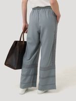 Pantalón Lino Orgánico Mujer Fuji Gris Rockford