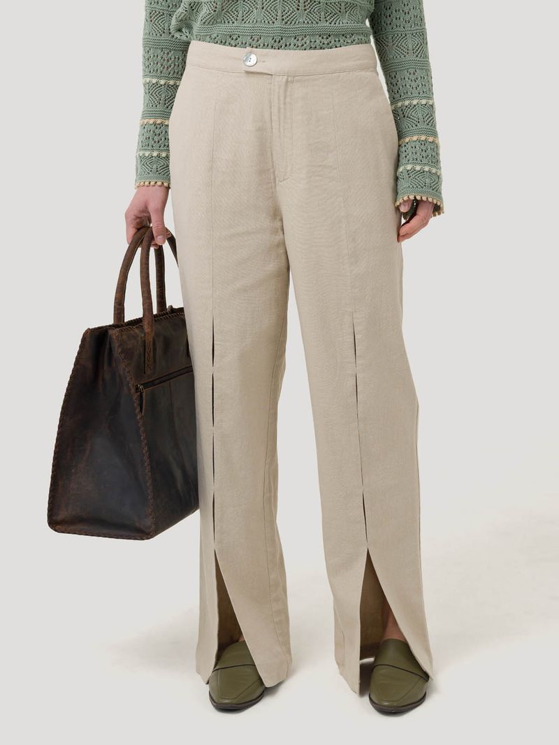 Pantalon-Lino-Organico-Mujer-Loch-Beige-Rockford