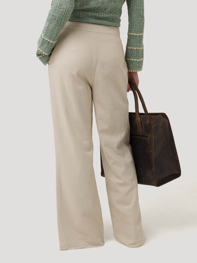 Pantalon-Lino-Organico-Mujer-Loch-Beige-Rockford