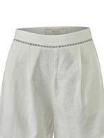 Short Lino Orgánico Mujer Andes Blanco Rockford