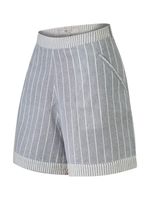 Short Lino Orgánico Mujer Huron Celeste Rockford