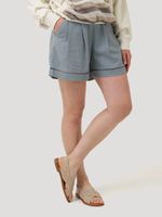 Short Lino Orgánico Mujer Andes Gris Rockford