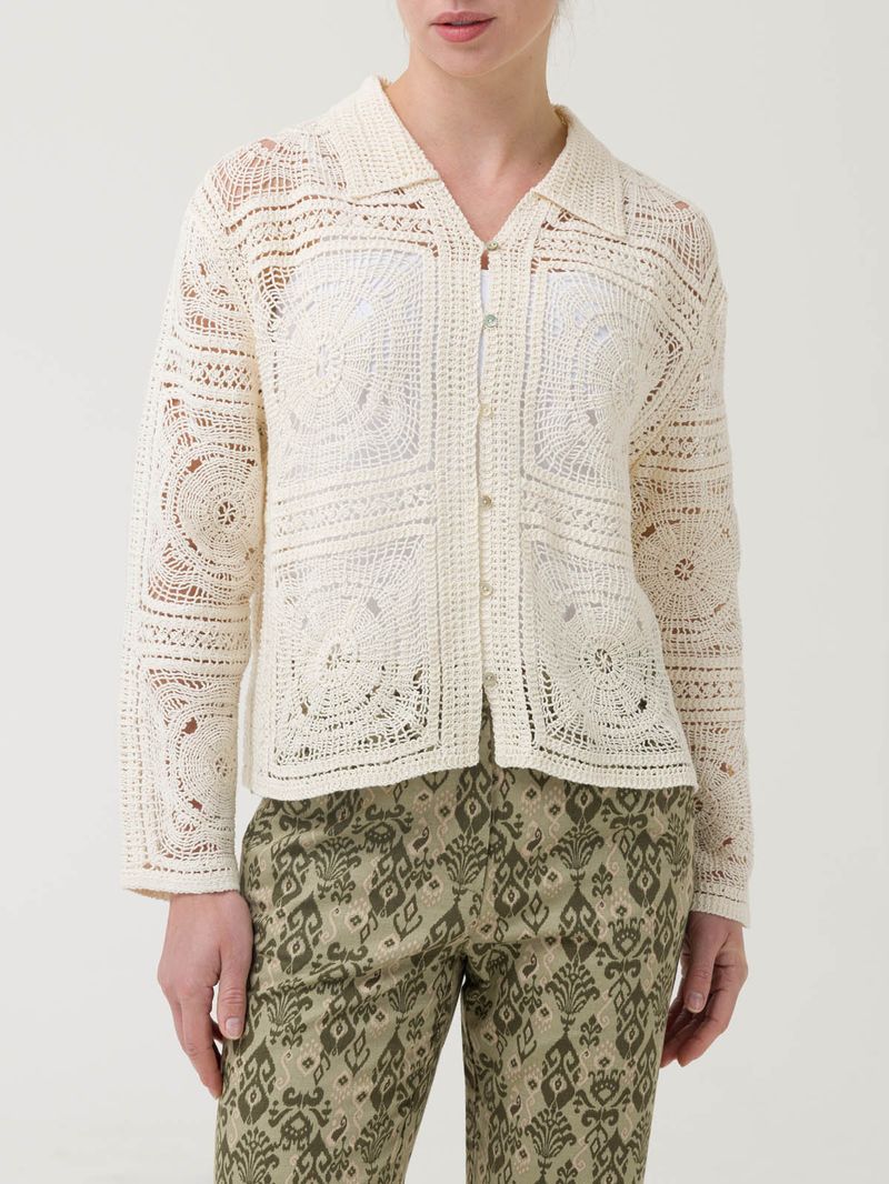 Sweater Algodón Orgánico Mujer Laia Blanco Rockford