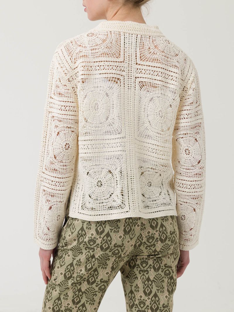 Sweater Algodón Orgánico Mujer Laia Blanco Rockford