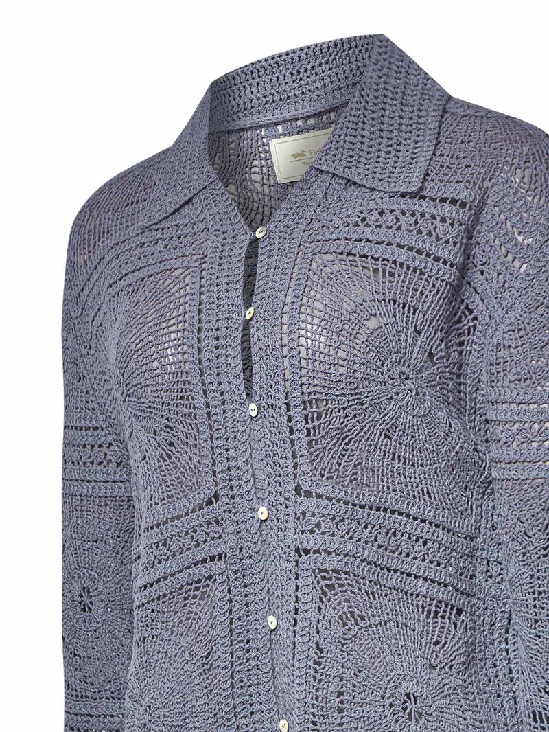 Sweater Algodón Orgánico Mujer Laia Azul Rockford