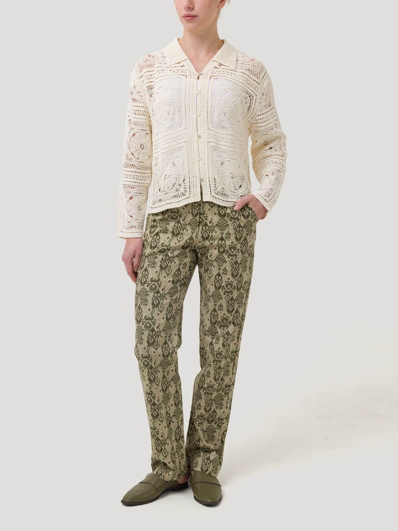 Sweater Algodón Orgánico Mujer Laia Blanco Rockford