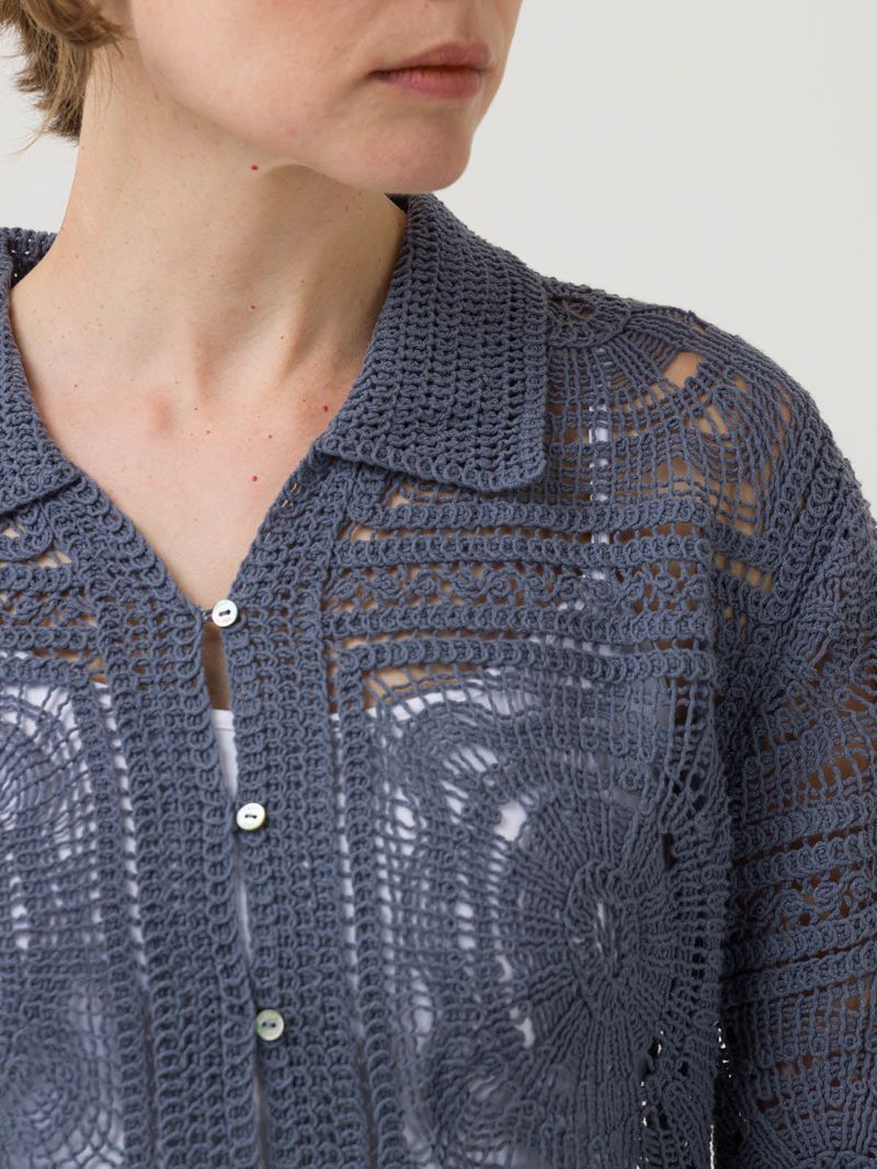 Sweater Algodón Orgánico Mujer Laia Azul Rockford