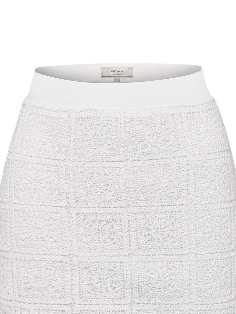 Falda Algodón Orgánico Mujer Naga Blanco Rockford