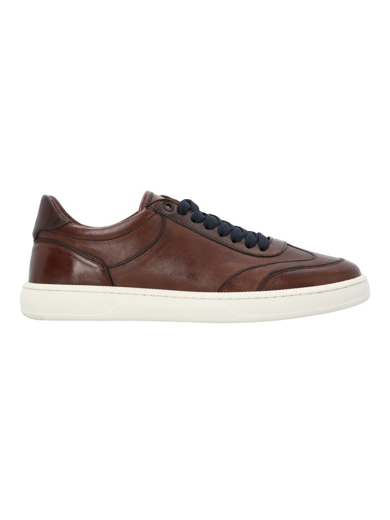 Zapatilla Cuero Hombre Lagos Café Rockford