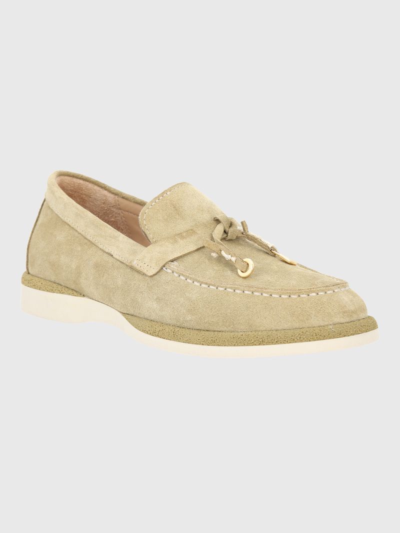 Mocasin Mujer  Cuero Margott Verde