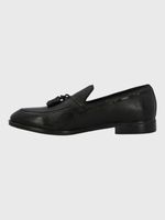 Mocasin Hombre  Italiano Cuero Abete Negro