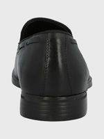 Mocasin Hombre  Italiano Cuero Abete Negro