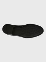 Mocasin Hombre  Italiano Cuero Abete Negro