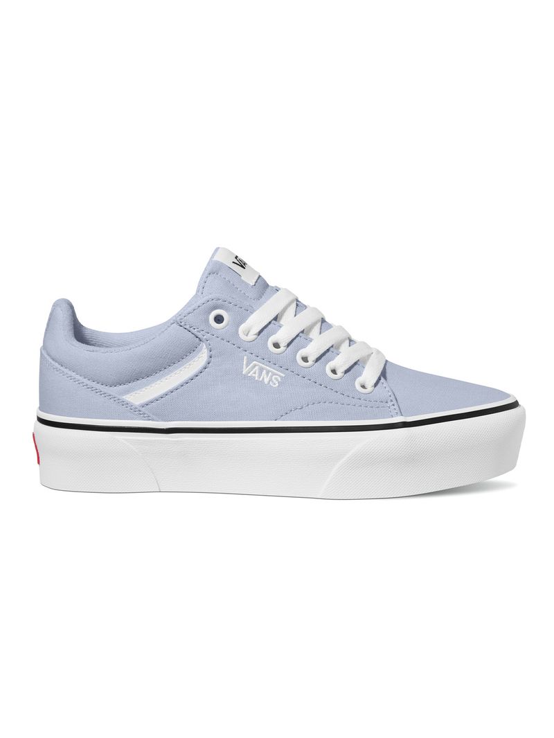 Zapatilla Casual Mujer Seldan Platform Gris Azulado Vans