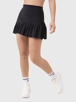 Falda Mujer Plisada Negra Bsoul