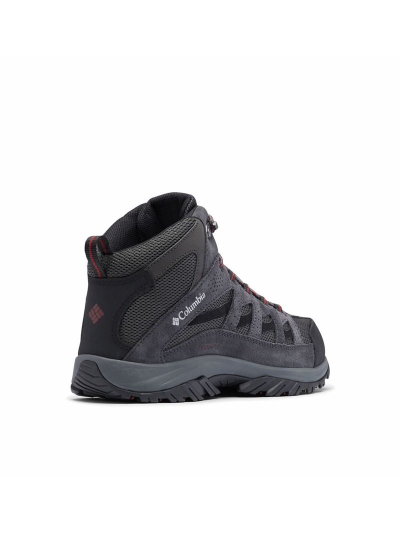 Botín Hombre Crestwood Mid Waterproof Gris Columbia