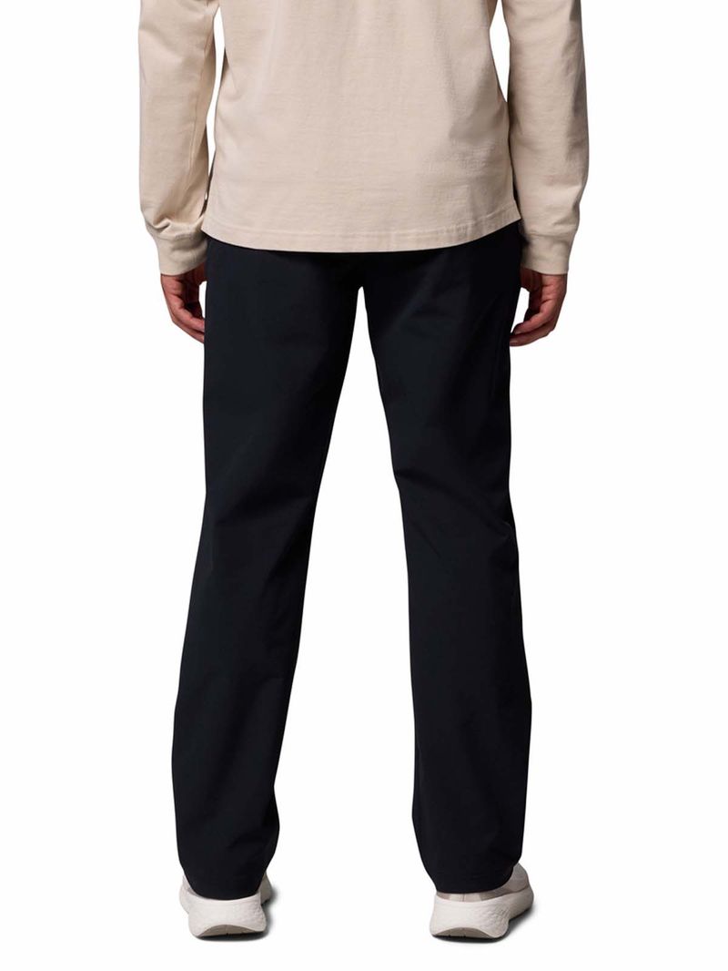 Pantalón Hombre Roc Tech Chino Negro Columbia