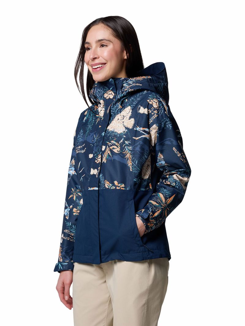 Cortaviento-Mujer-Hikebound-Printed-Azul-Columbia