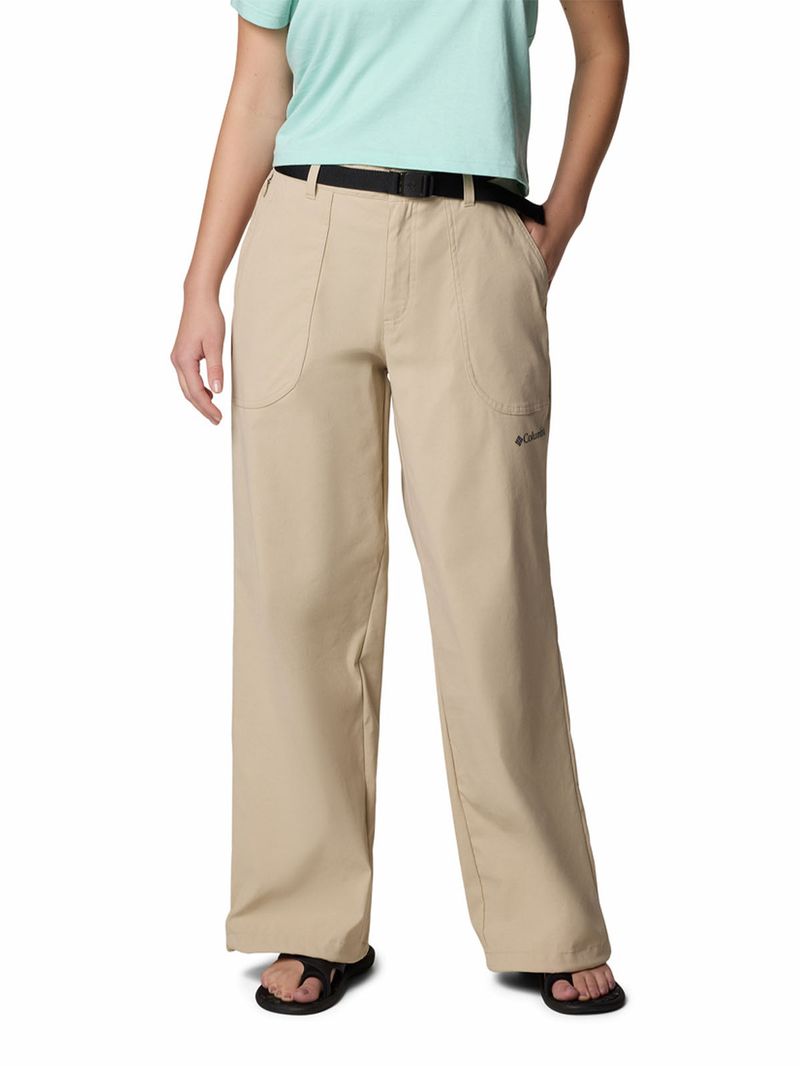 Pantalón Mujer Brea Falls Nylon Beige Columbia