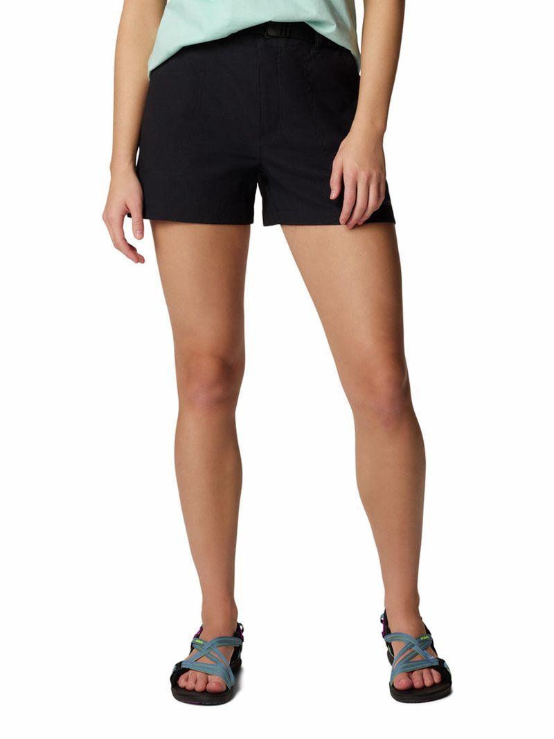 Short Mujer Brea Falls Nylon Negro Columbia