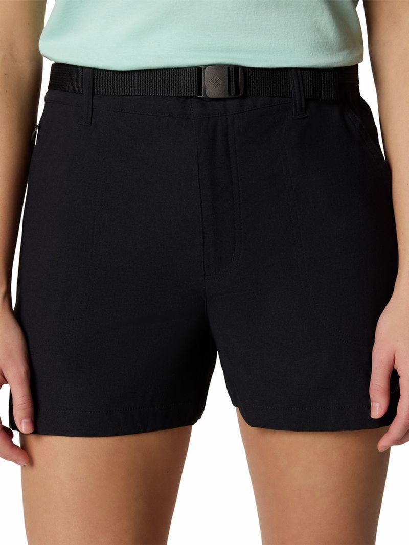 Short Mujer Brea Falls Nylon Negro Columbia