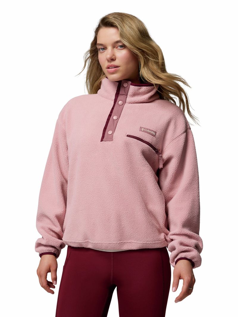 Polar Mujer Helvetia Snap Rosado Columbia