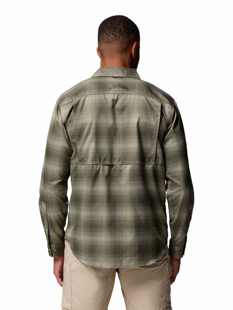 Camisa Manga Larga Hombre Silver Ridge Utility Verde Columbia