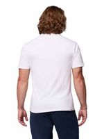 Polera Manga Corta Hombre Csc Basic Logo Blanco Columbia